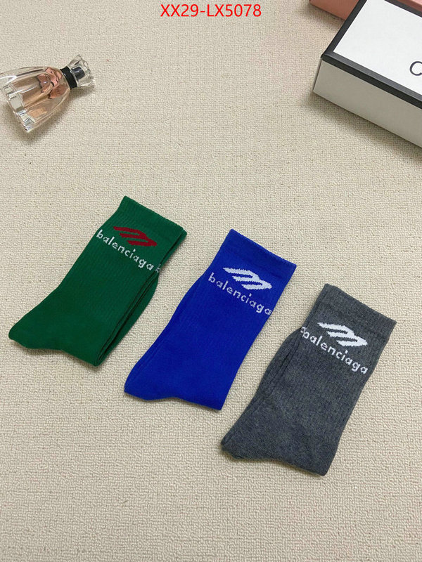 Sock-Balenciaga at cheap price ID: LX5078 $: 29USD