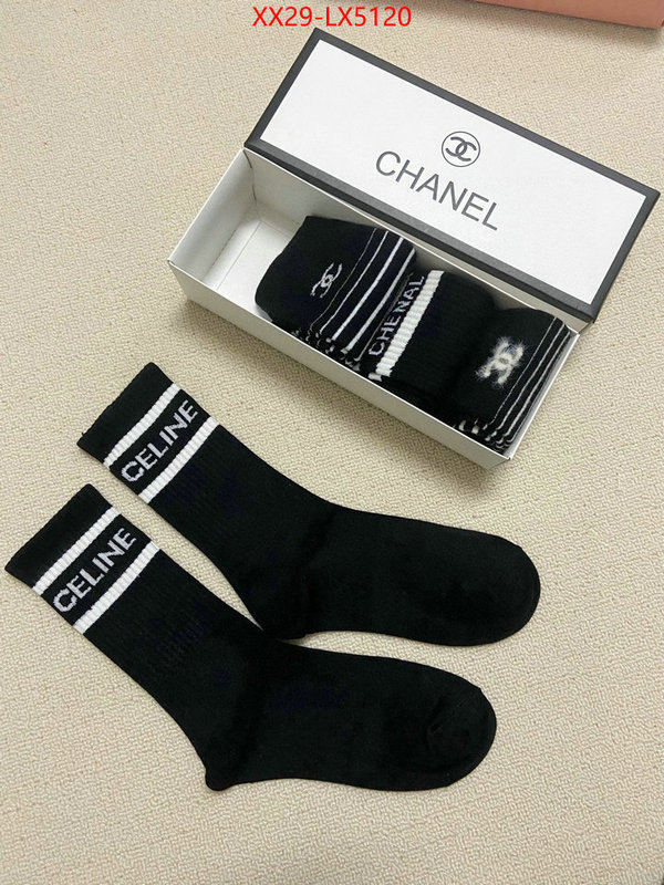 Sock-Chanel how to find replica shop ID: LX5120 $: 29USD