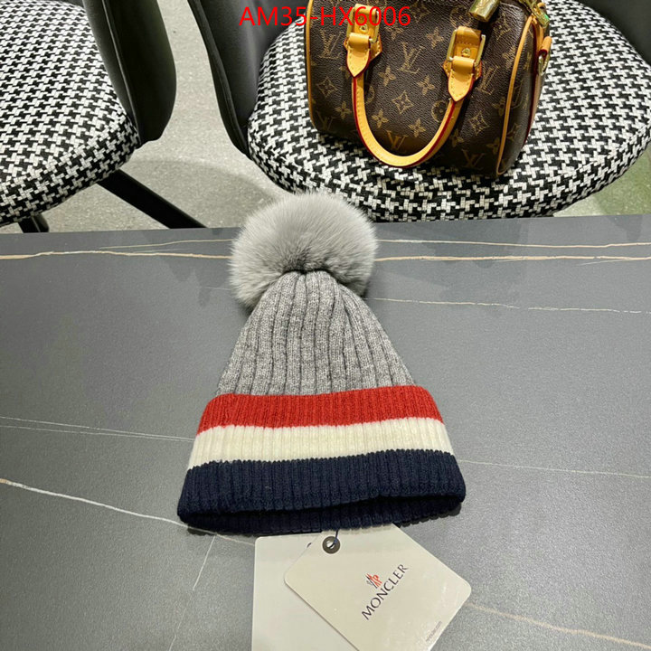 Cap(Hat)-Moncler the highest quality fake ID: HX6006 $: 35USD