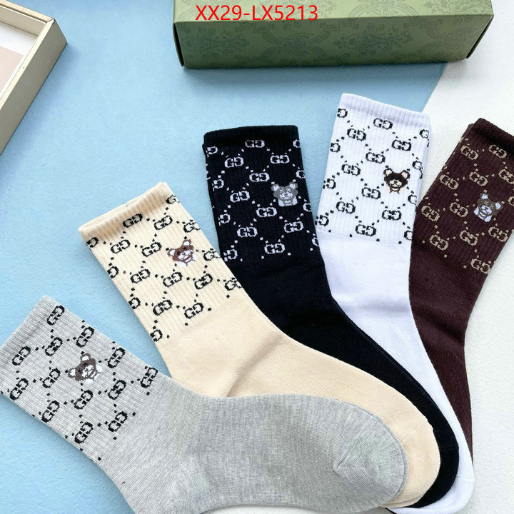 Sock-Gucci replcia cheap ID: LX5213 $: 29USD