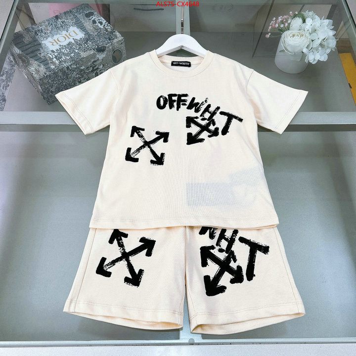 Kids clothing-OffWhite replica wholesale ID: CX4648 $: 75USD