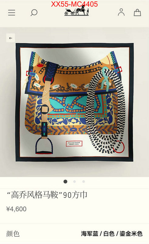 Scarf-Hermes designer 1:1 replica ID: MC4405 $: 55USD