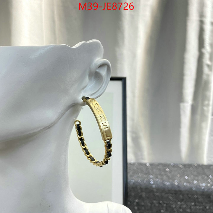 Jewelry-Chanel how quality ID: JE8726 $: 39USD