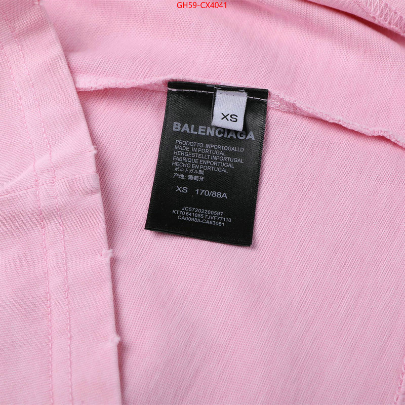 Clothing-Balenciaga highest product quality ID: CX4041 $: 59USD