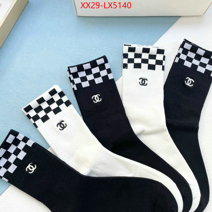 Sock-Chanel high quality customize ID: LX5140 $: 29USD