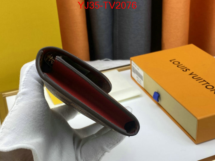 LV Bags(4A)-Wallet what is a counter quality ID: TV2076 $: 35USD,