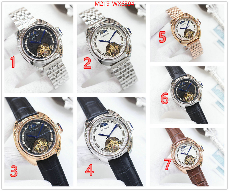 Watch(TOP)-Cartier what is a 1:1 replica ID: WX6394 $: 219USD