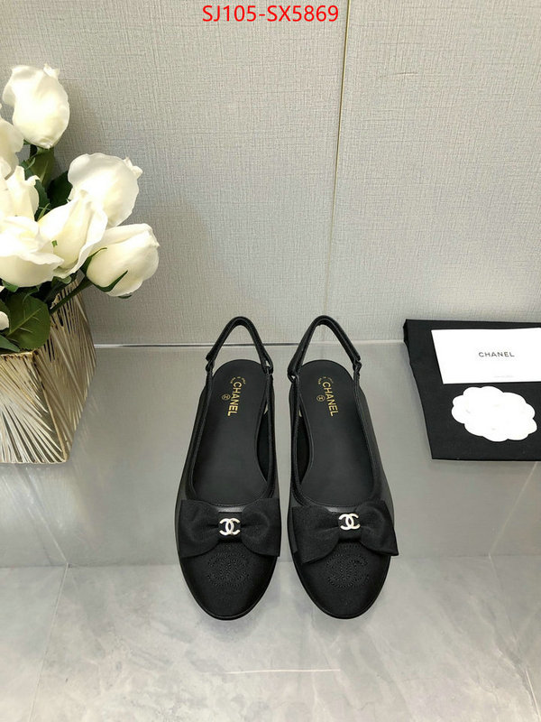 Women Shoes-Chanel luxury fake ID: SX5869 $: 105USD