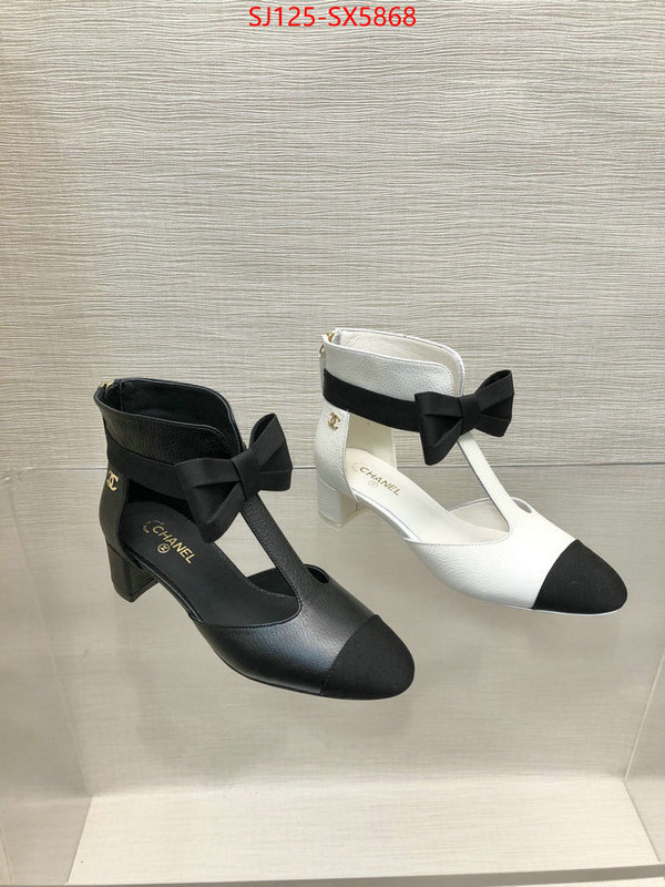 Women Shoes-Chanel how to find designer replica ID: SX5868 $: 125USD