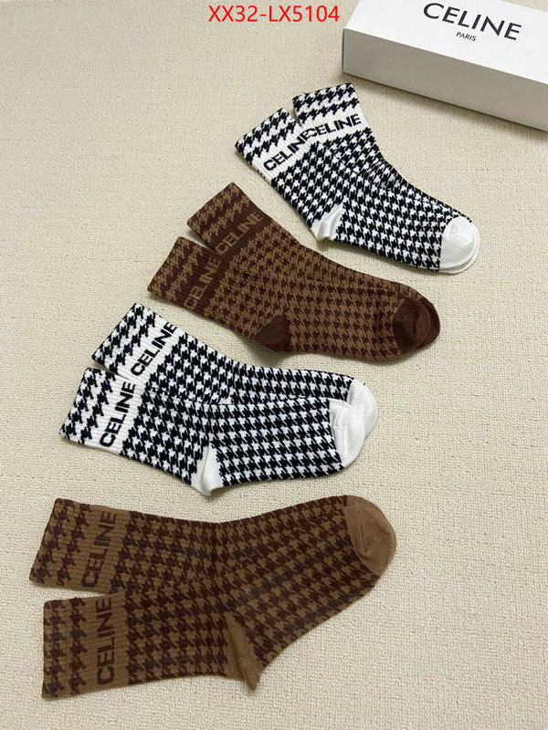 Sock-CELINE quality aaaaa replica ID: LX5104 $: 32USD