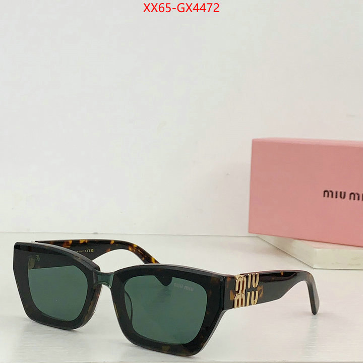 Glasses-Miu Miu high quality designer ID: GX4472 $: 65USD