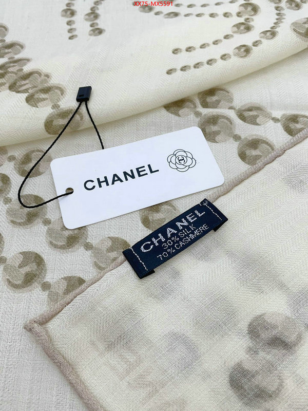 Scarf-Chanel top perfect fake ID: MX5591 $: 75USD