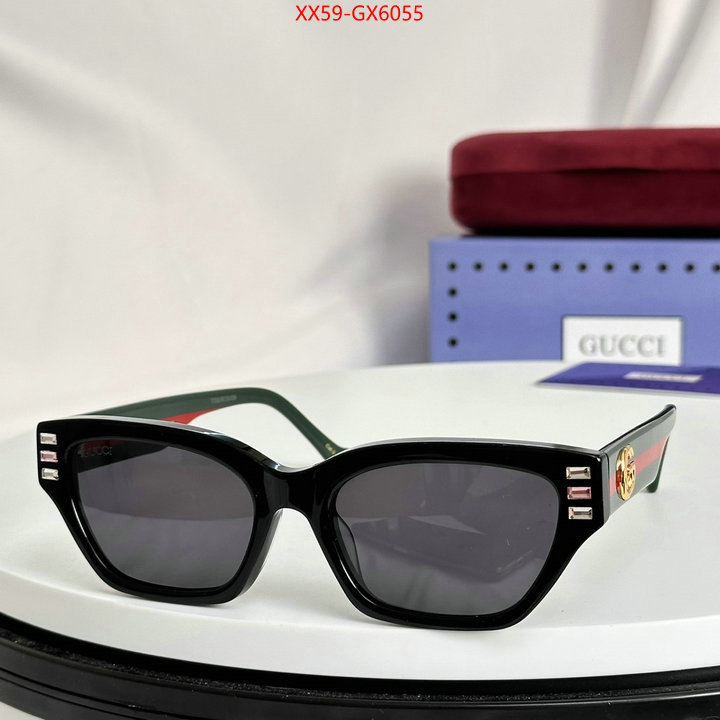 Glasses-Gucci wholesale replica shop ID: GX6055 $: 59USD