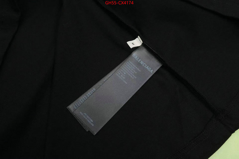 Clothing-Balenciaga where can you buy replica ID: CX4174 $: 55USD