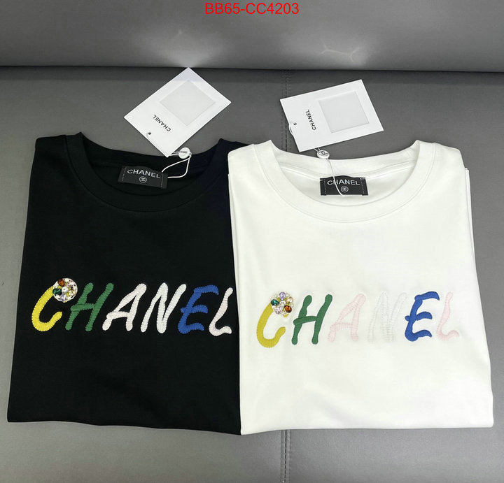 Clothing-Chanel styles & where to buy ID: CC4203 $: 65USD