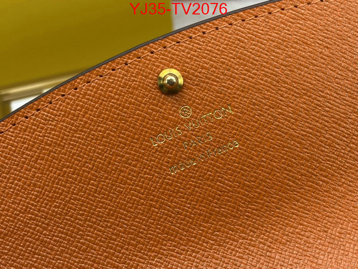 LV Bags(4A)-Wallet what is a counter quality ID: TV2076 $: 35USD,