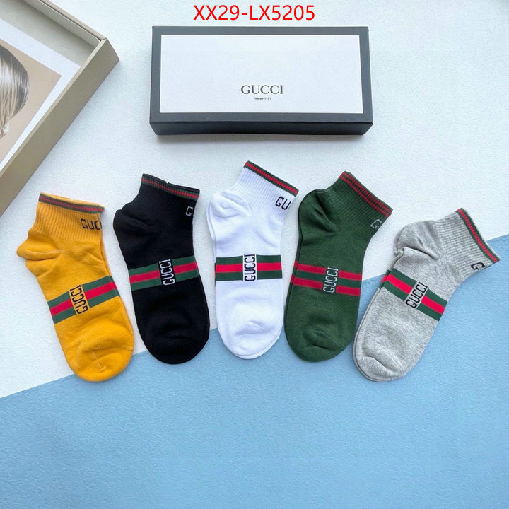 Sock-Gucci buy top high quality replica ID: LX5205 $: 29USD