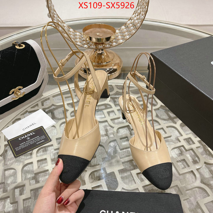 Women Shoes-Chanel luxury shop ID: SX5926 $: 109USD