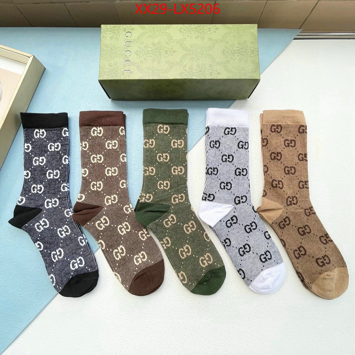 Sock-Gucci cheap replica designer ID: LX5206 $: 29USD
