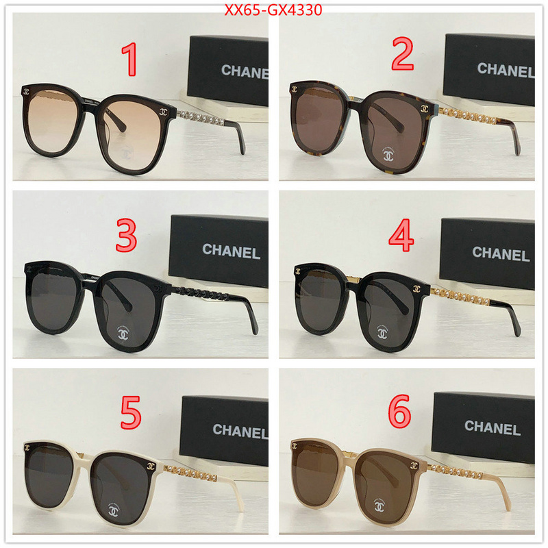 Glasses-Chanel top fake designer ID: GX4330 $: 65USD