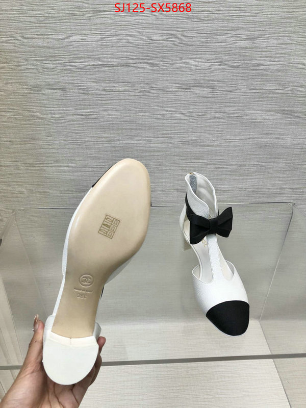 Women Shoes-Chanel how to find designer replica ID: SX5868 $: 125USD