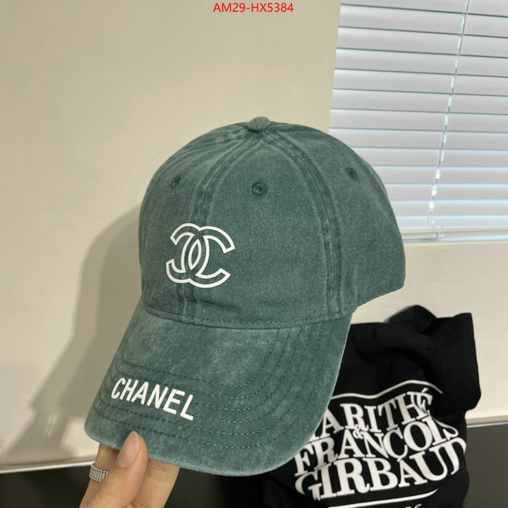 Cap (Hat)-Chanel luxury fashion replica designers ID: HX5384 $: 29USD