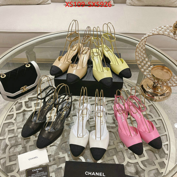 Women Shoes-Chanel luxury shop ID: SX5926 $: 109USD