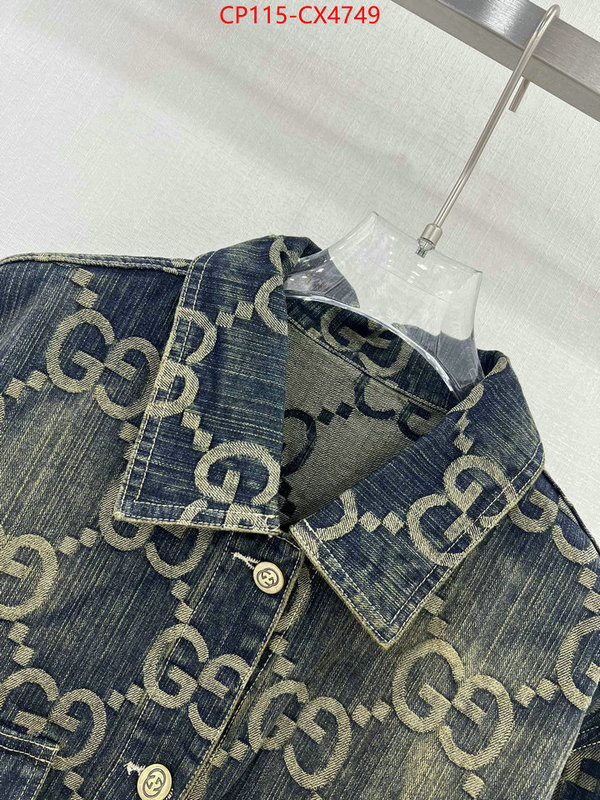 Clothing-Gucci sell online ID: CX4749 $: 115USD