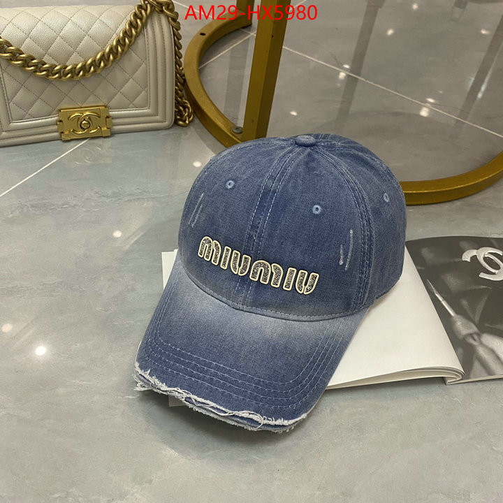 Cap(Hat)-Miu Miu where quality designer replica ID: HX5980 $: 29USD