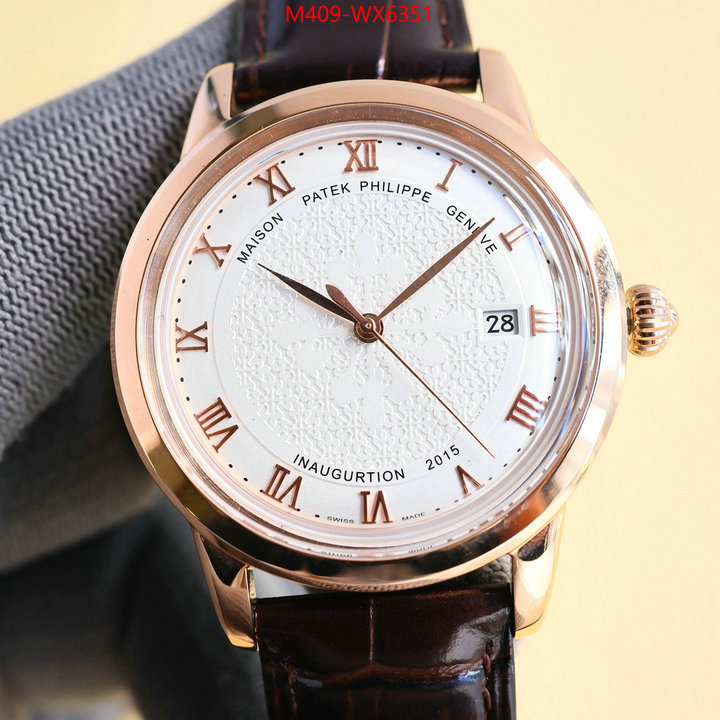 Watch(TOP)-Patek Philippe shop designer replica ID: WX6351 $: 409USD