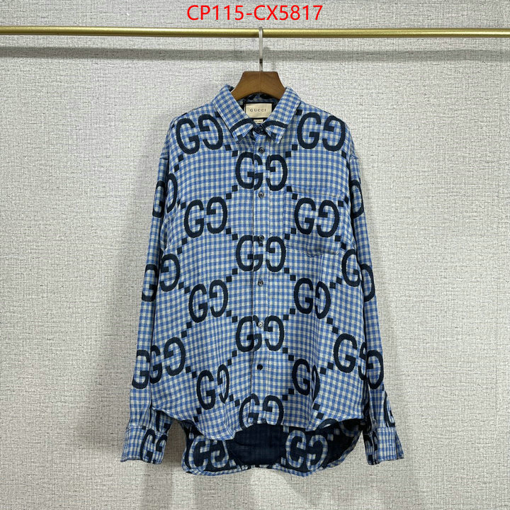 Clothing-Gucci what is a counter quality ID: CX5817 $: 115USD