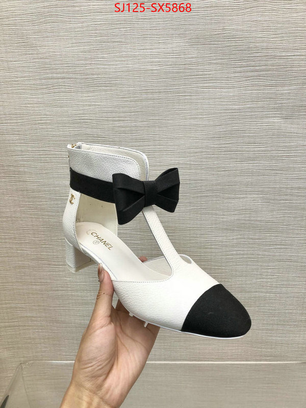 Women Shoes-Chanel how to find designer replica ID: SX5868 $: 125USD
