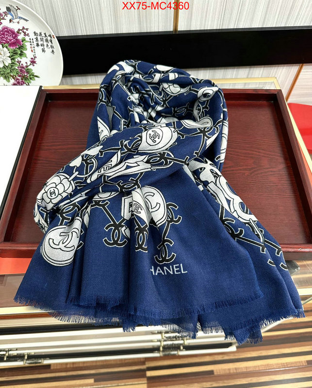 Scarf-Chanel designer replica ID: MC4360 $: 75USD