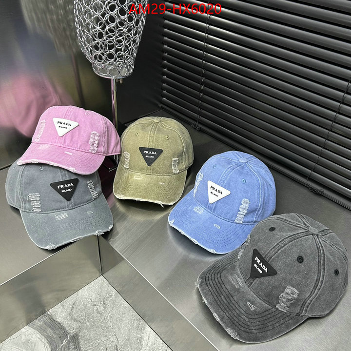 Cap (Hat)-Prada can you buy knockoff ID: HX6020 $: 29USD