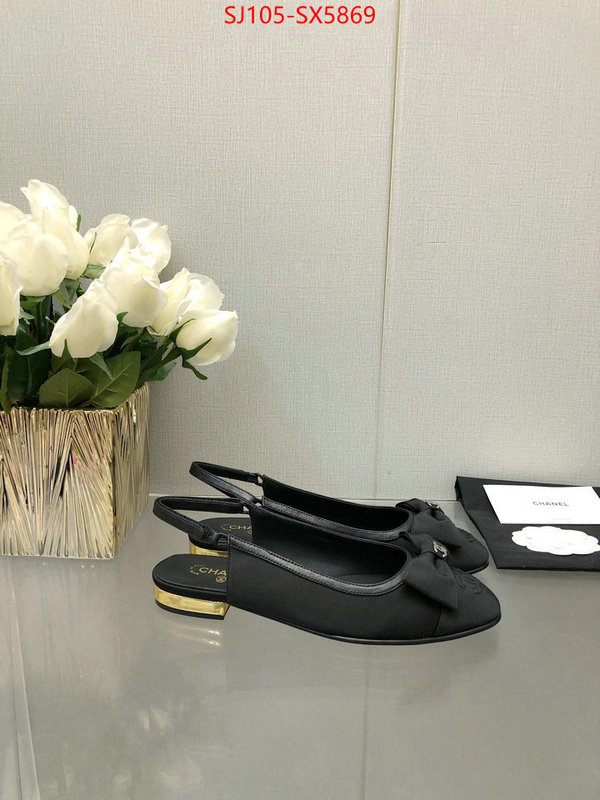 Women Shoes-Chanel luxury fake ID: SX5869 $: 105USD