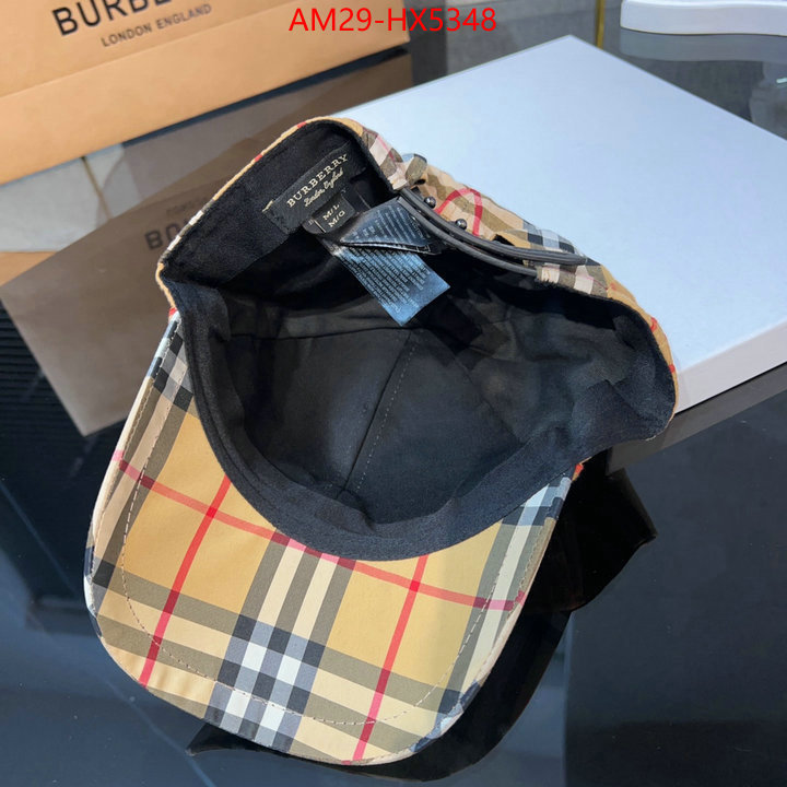 Cap(Hat)-Burberry designer 7 star replica ID: HX5348 $: 29USD