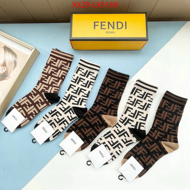 Sock-Fendi online shop ID: LX5169 $: 29USD