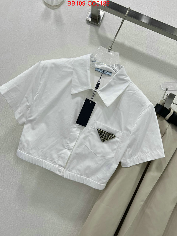 Clothing-Prada high quality designer replica ID: CC5189 $: 109USD