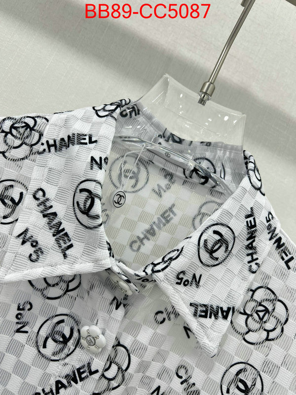 Clothing-Chanel best website for replica ID: CC5087 $: 89USD