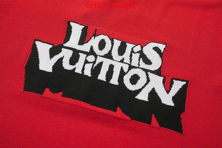 Clothing-LV 2024 luxury replicas ID: CX4842 $: 52USD