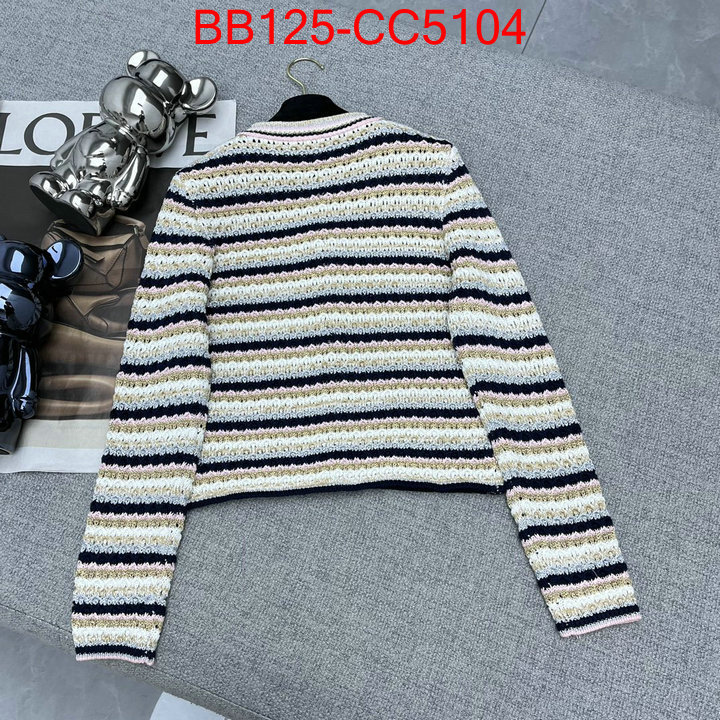 Clothing-Chanel can you buy knockoff ID: CC5104 $: 125USD