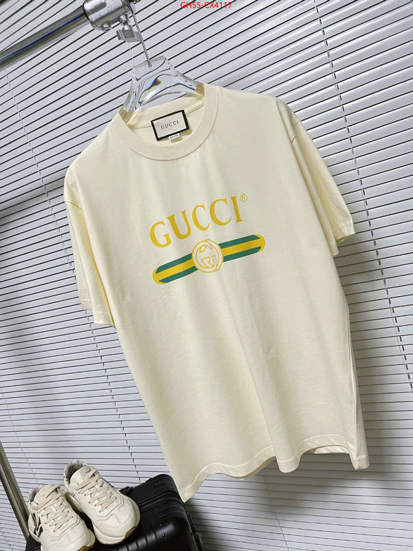 Clothing-Gucci best luxury replica ID: CX4117 $: 55USD