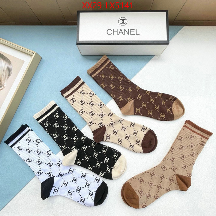 Sock-Chanel where can i find ID: LX5141 $: 29USD