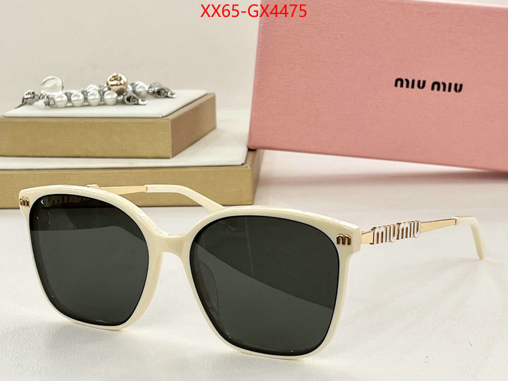 Glasses-Miu Miu at cheap price ID: GX4475 $: 65USD