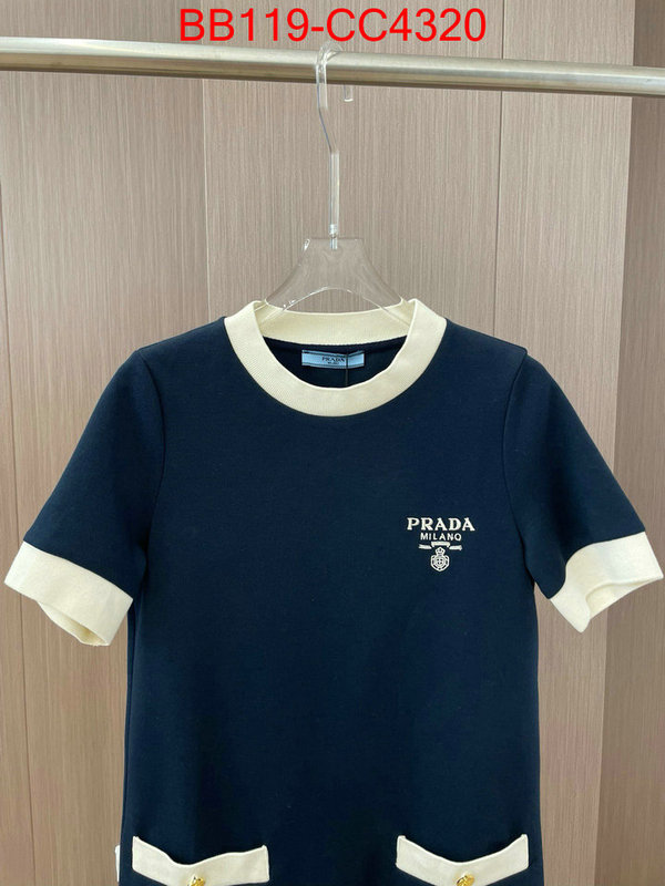 Clothing-Prada fake aaaaa ID: CC4320 $: 119USD
