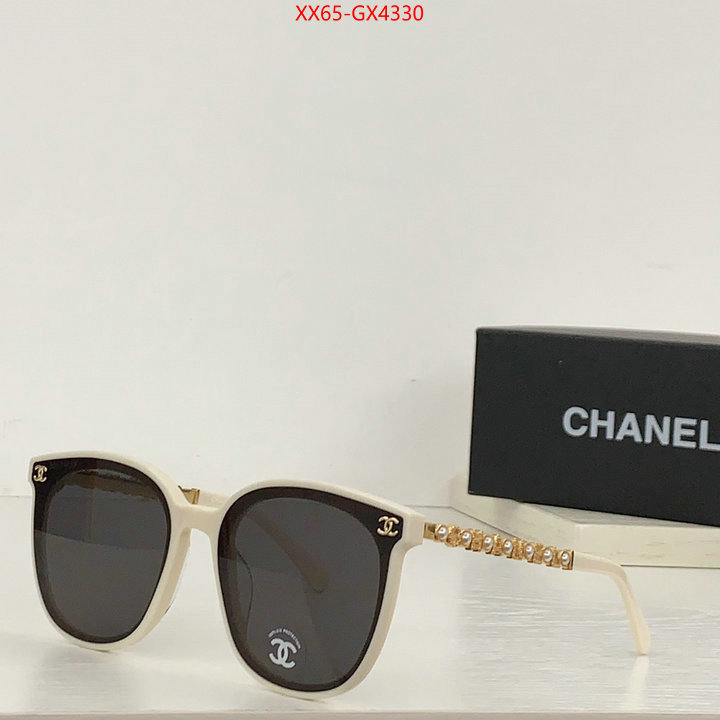 Glasses-Chanel top fake designer ID: GX4330 $: 65USD