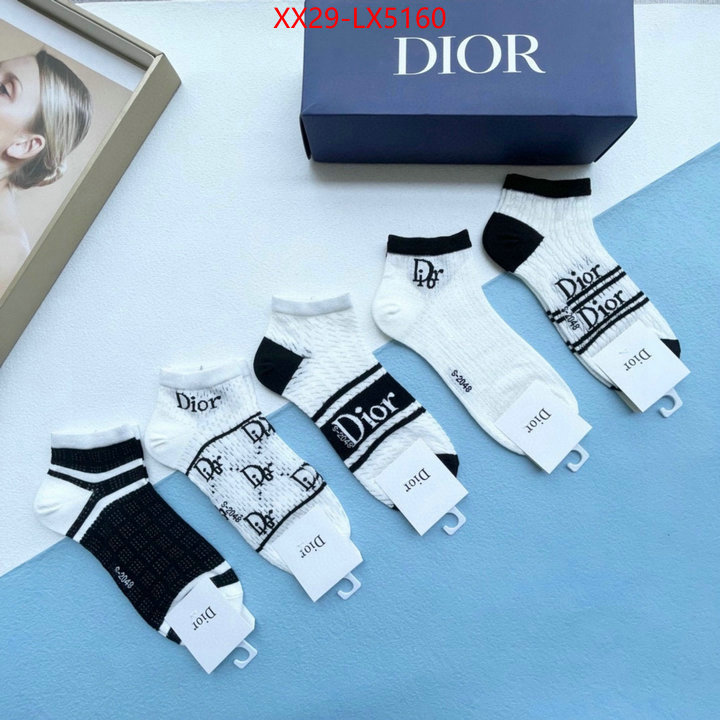 Sock-Dior high quality designer replica ID: LX5160 $: 29USD