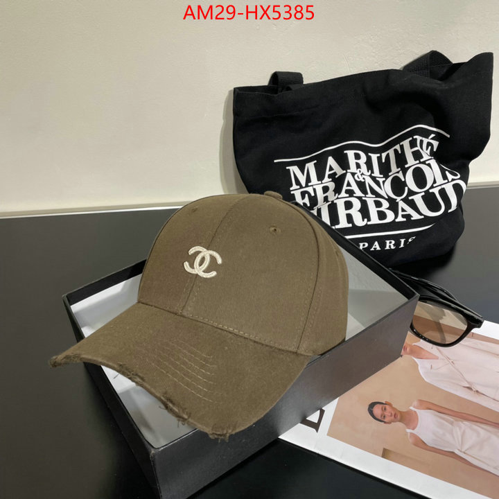 Cap (Hat)-Chanel top quality designer replica ID: HX5385 $: 29USD