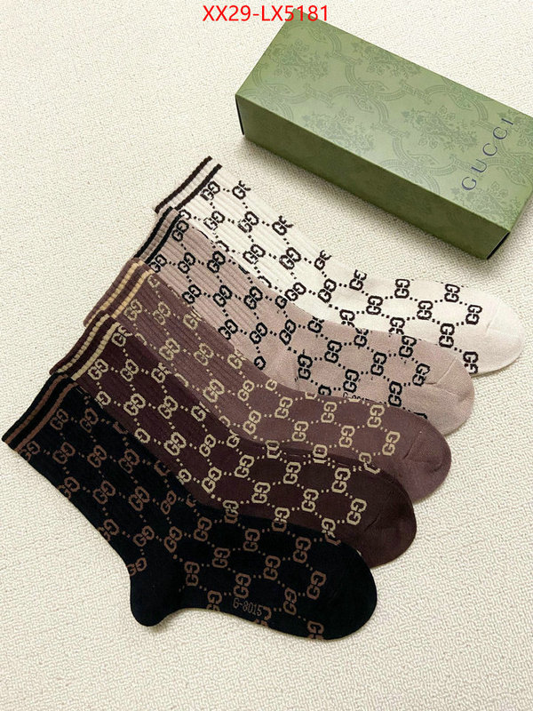 Sock-Gucci customize the best replica ID: LX5181 $: 29USD