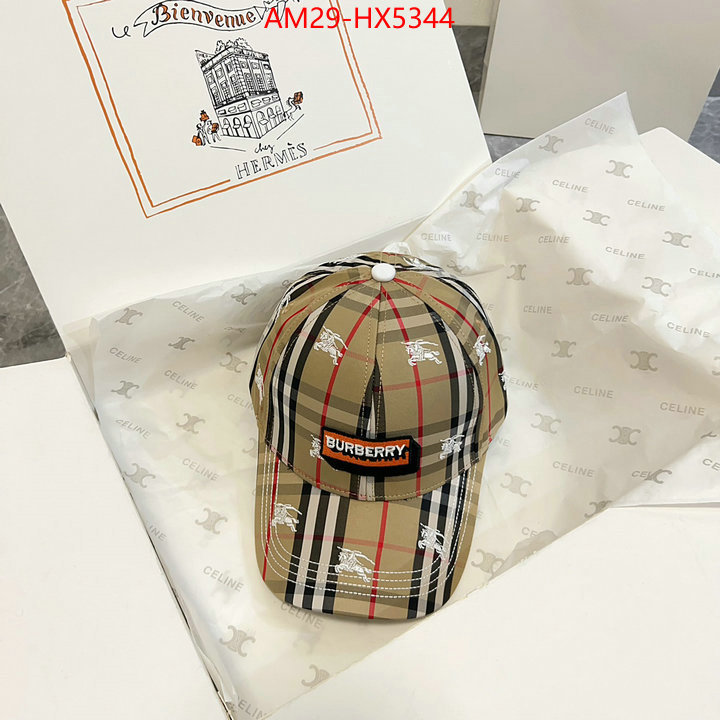 Cap(Hat)-Burberry where to buy fakes ID: HX5344 $: 29USD